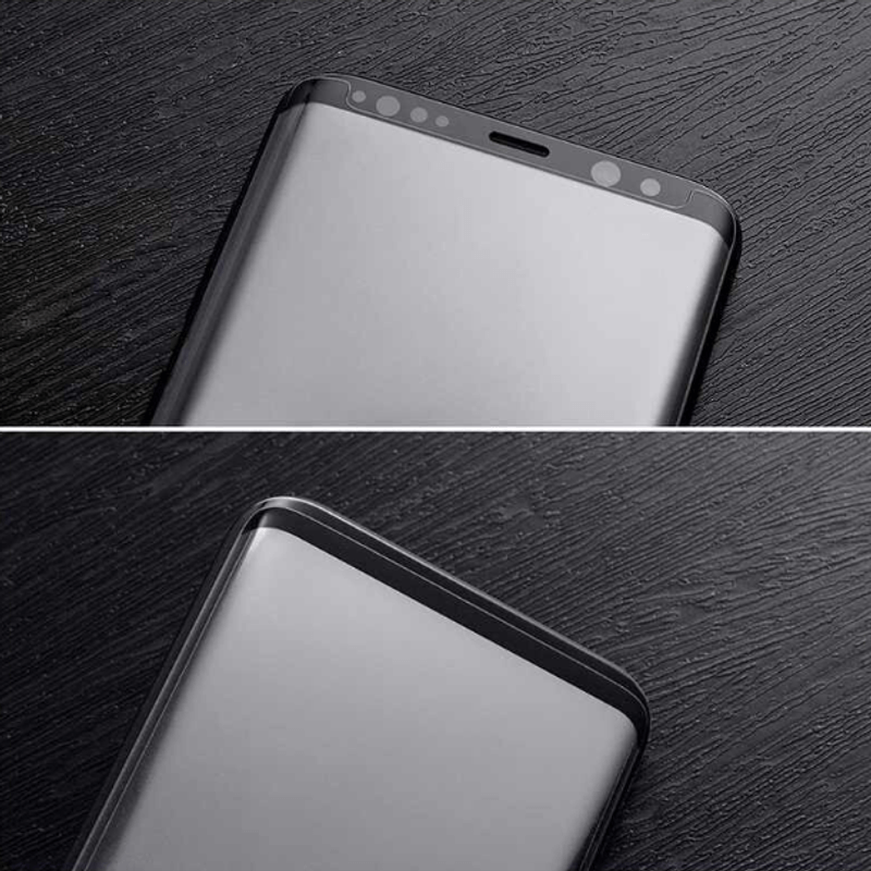 Laptop, Telefoane si Tablete - Telefoane mobile si accesorii - Accesorii Telefoane - Folii protectie telefoane - Folie protectie compatibia cu Samsung Galaxy Note 9, Sticla Temperata 9H, Negru-Transparent - Infinity.ro