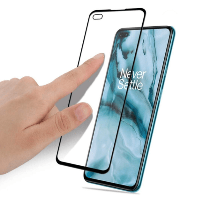 Laptop, Telefoane si Tablete - Telefoane mobile si accesorii - Accesorii Telefoane - Folii protectie telefoane - Folie protectie compatibila cu OnePlus Nord N100, 9H, Negru-Transparent - Infinity.ro