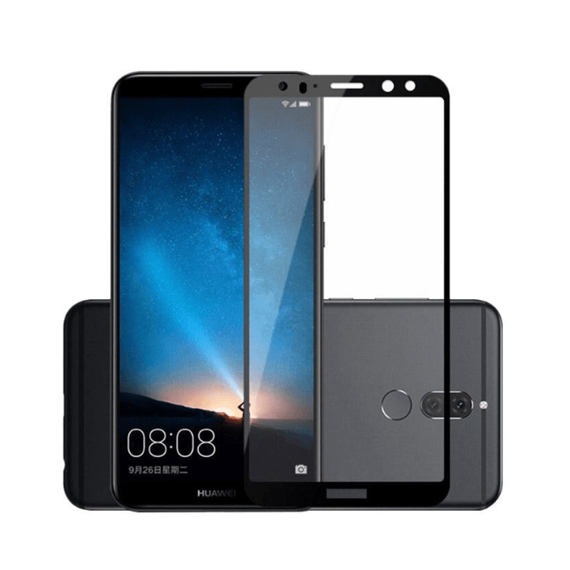 Laptop, Telefoane si Tablete - Telefoane mobile si accesorii - Accesorii Telefoane - Folii protectie telefoane - Folie protectie compatibila cu Huawei Mate 10, Tempered Glass 9H, Black - Infinity.ro