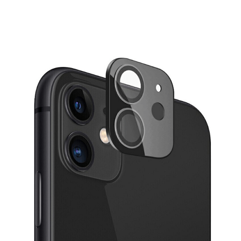 Laptop, Telefoane si Tablete - Telefoane mobile si accesorii - Accesorii Telefoane - Folii protectie telefoane - Folie protectie camera compatibila cu iPhone 11, sticla securizata, negru - Infinity.ro