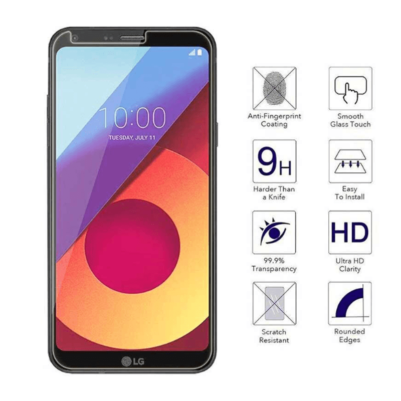Laptop, Telefoane si Tablete - Telefoane mobile si accesorii - Accesorii Telefoane - Folii protectie telefoane - Folie de protectie compatibila LG Q6, Sticla securizata, Transparenta - Infinity.ro