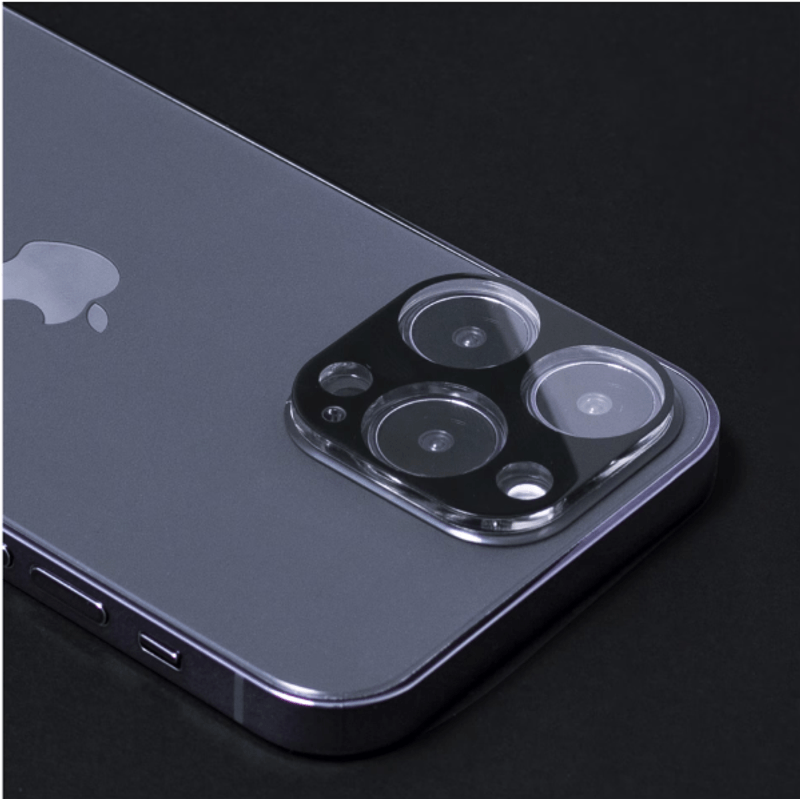 Laptop, Telefoane si Tablete - Telefoane mobile si accesorii - Accesorii Telefoane - Folii protectie telefoane - Folie de protectie camera compatibila cu iPhone 13 Pro, 9H, negru si transparenta - Infinity.ro