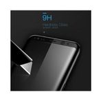 Laptop, Telefoane si Tablete - Telefoane mobile si accesorii - Accesorii Telefoane - Folii protectie telefoane - Folie protectoare compatibila cu Samsung Galaxy S8, 9H, Negru-Transparent - Infinity.ro