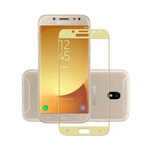 Laptop, Telefoane si Tablete - Telefoane mobile si accesorii - Accesorii Telefoane - Folii protectie telefoane - Folie protectoare compatibila cu Samsung J3 2017, 3D, Tempered Glass 9H, Auriu - Infinity.ro