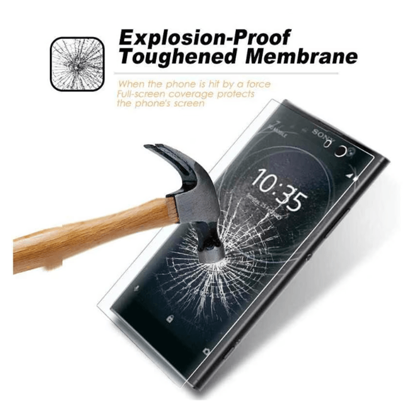 Laptop, Telefoane si Tablete - Telefoane mobile si accesorii - Accesorii Telefoane - Folii protectie telefoane - Folie de protectie sticla 9H, Tempered Glass, pentru Sony Xperia XA2, Fullscreen, Transparent - Infinity.ro