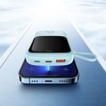 Laptop, Telefoane si Tablete - Telefoane mobile si accesorii - Accesorii Telefoane - Baterii externe - Dispozitiv de incarcare extern, Bleu, de 10000 mAh, dotat cu porturi USB, USB-C si Lightnin - Infinity.ro