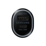 Laptop, Telefoane si Tablete - Telefoane mobile si accesorii - Accesorii Telefoane - Incarcatoare telefoane - Incarcator auto Samsung cu 1 port USB si 1 port Type-C, Capacitate de Incarcare Rapida 25W, Negru - Infinity.ro