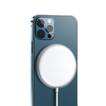 Laptop, Telefoane si Tablete - Telefoane mobile si accesorii - Accesorii Telefoane - Incarcatoare telefoane - Incarcatorul wireless magnetic pentru telefon, cu capacitate de 15 W, fast charge si cablu lung de 1.2 m, Alb - Infinity.ro