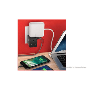 Adaptor international, Universal, 2xUSB, Rosu