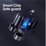 Laptop, Telefoane si Tablete - Telefoane mobile si accesorii - Accesorii Telefoane - Incarcatoare telefoane - Incarcator auto cu 5 porturi USB, putere 6.2A si cablu extins 1.5m, Negru - Infinity.ro