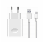 Laptop, Telefoane si Tablete - Telefoane mobile si accesorii - Accesorii Telefoane - Incarcatoare telefoane - Set incarcator retea , cu cablu de date USB la Type-C de 1 metru, alb - Infinity.ro