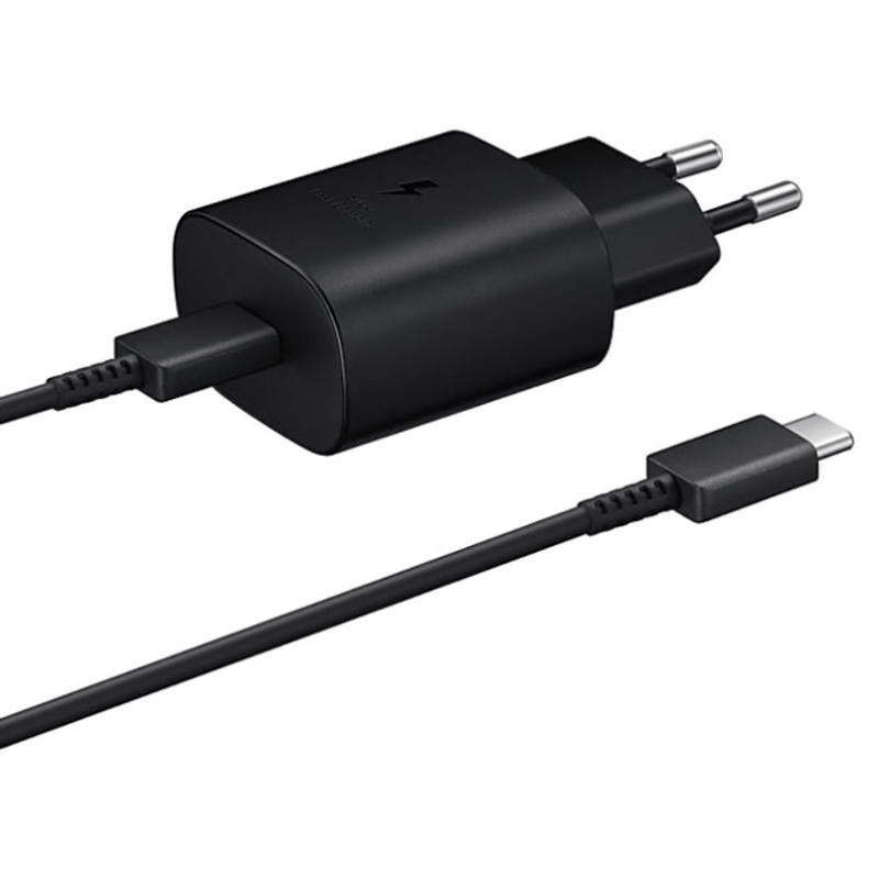 Laptop, Telefoane si Tablete - Telefoane mobile si accesorii - Accesorii Telefoane - Incarcatoare telefoane - Incarcator priza compatibil cu Samsung Galaxy Note 10, include cablu USB-C, Negru - Infinity.ro