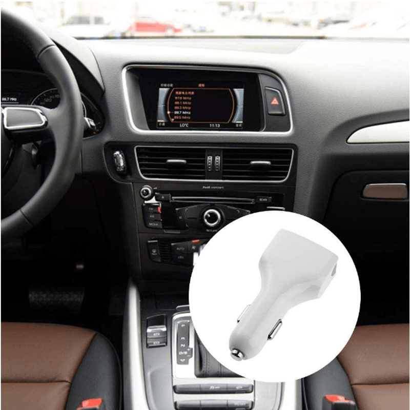 Laptop, Telefoane si Tablete - Telefoane mobile si accesorii - Accesorii Telefoane - Incarcatoare telefoane - Incarcator auto 4xUSB, Fast Charge 3.0 Qualcomm, White - Infinity.ro