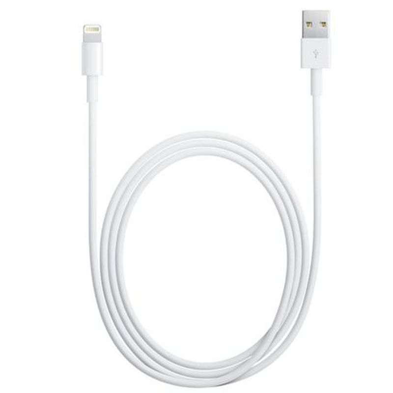 Laptop, Telefoane si Tablete - Telefoane mobile si accesorii - Accesorii Telefoane - Incarcatoare telefoane - Set Premium Adaptor/Incarcator Priza si Cablu de Incarcare pentru iPhone cu 8 Pini, Alb - Infinity.ro