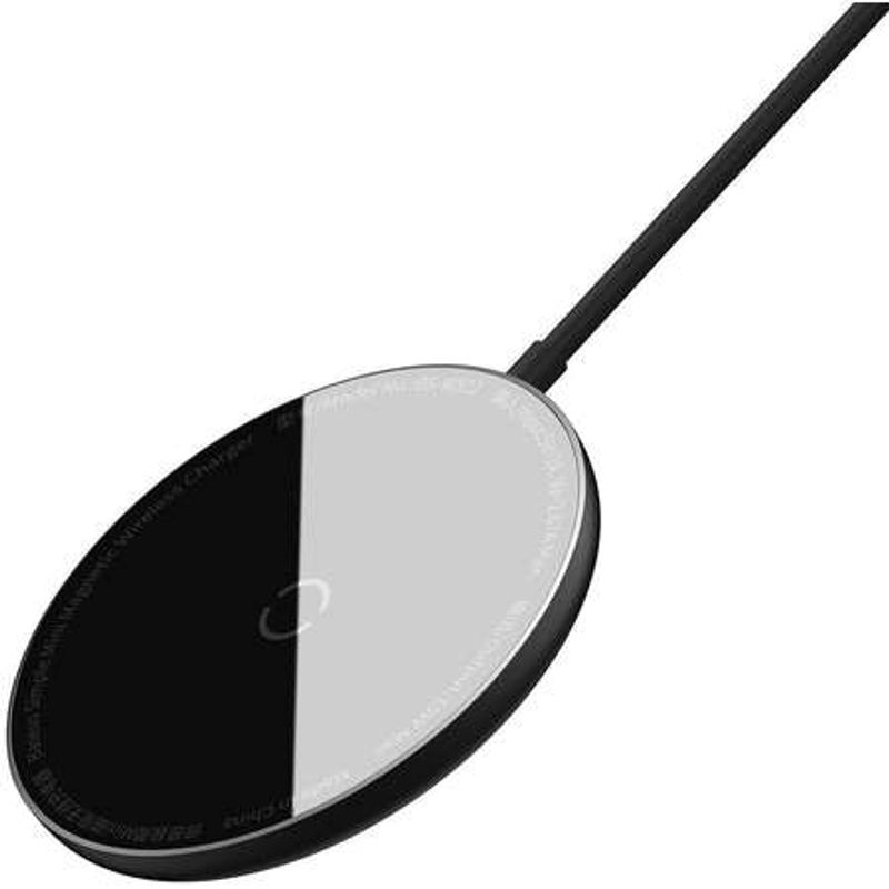 Laptop, Telefoane si Tablete - Telefoane mobile si accesorii - Accesorii Telefoane - Incarcatoare telefoane - Cablu de incarcare magnetic compatibil MagSafe, pentru  iPhone 12/13/14,15W, 150cm lungime cablu, Negru - Infinity.ro