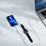 Laptop, Telefoane si Tablete - Telefoane mobile si accesorii - Accesorii Telefoane - Incarcatoare telefoane - Cablu USB-C la Lightning, PD 20W si incarcator inductiv Apple Watch, 1,5 m, alb - Infinity.ro