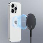 Laptop, Telefoane si Tablete - Telefoane mobile si accesorii - Accesorii Telefoane - Incarcatoare telefoane - Cablu de incarcare magnetic compatibil MagSafe, pentru  iPhone 12/13/14,15W, 150cm lungime cablu, Negru - Infinity.ro