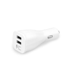 Laptop, Telefoane si Tablete - Telefoane mobile si accesorii - Accesorii Telefoane - Incarcatoare telefoane - Incarcator auto original Samsung, fast charge / safe charge, alb, 2xUSB, dual, bulk - Infinity.ro