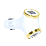 Laptop, Telefoane si Tablete - Telefoane mobile si accesorii - Accesorii Telefoane - Incarcatoare telefoane - Incarcator auto cu 4 porturi USB, LED on-off, 4000mA, 12-24V, Alb - Infinity.ro