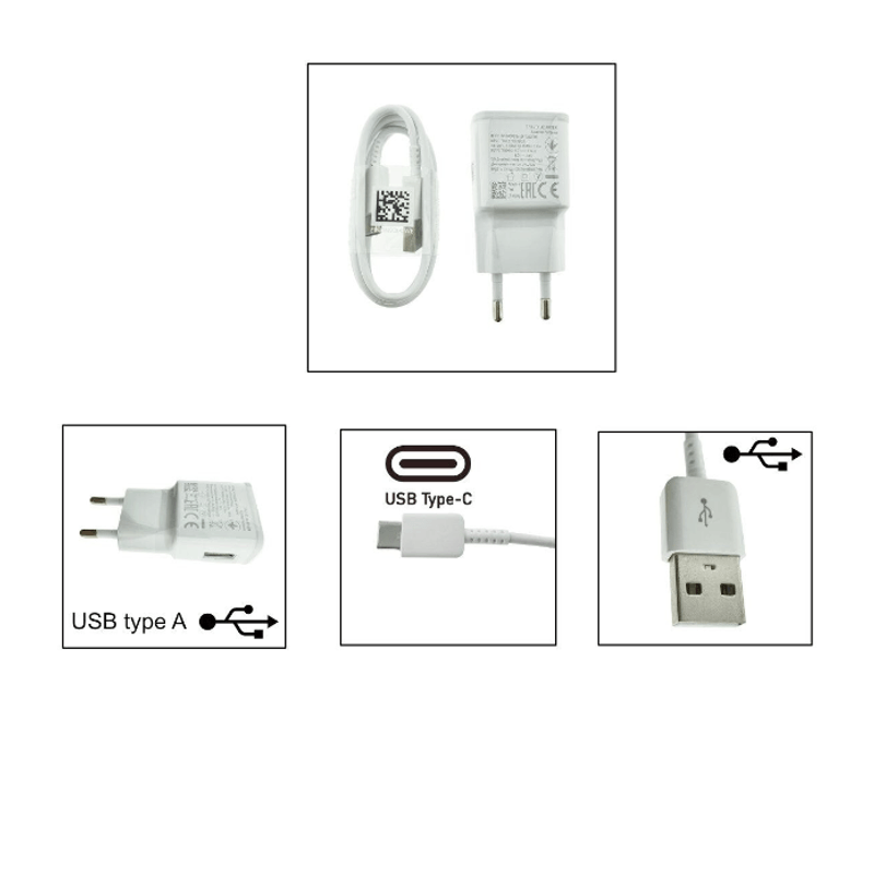 Laptop, Telefoane si Tablete - Telefoane mobile si accesorii - Accesorii Telefoane - Incarcatoare telefoane - Incarcator retea cu cablu de date Type-C de 1 metru inclus, Alb, si Adaptive Fast Charge de 15W, 1xUSB - Infinity.ro