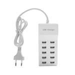 Laptop, Telefoane si Tablete - Telefoane mobile si accesorii - Accesorii Telefoane - Incarcatoare telefoane - Statie de incarcare pentru incarcare, 10xUSB, Fast Charge, Alb - Infinity.ro