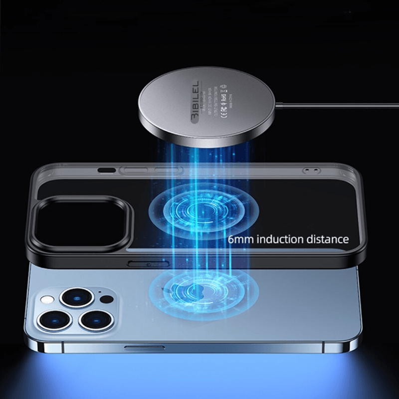 Laptop, Telefoane si Tablete - Telefoane mobile si accesorii - Accesorii Telefoane - Incarcatoare telefoane - Incarcator wireless Magsafe cu Incarcare de 15W, Negru, Compatibil QI si cu Interfata Type-C - Infinity.ro