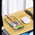 Laptop, Telefoane si Tablete - Telefoane mobile si accesorii - Accesorii Telefoane - Incarcatoare telefoane - Incarcator wireless Magsafe cu Incarcare de 15W, Negru, Compatibil QI si cu Interfata Type-C - Infinity.ro