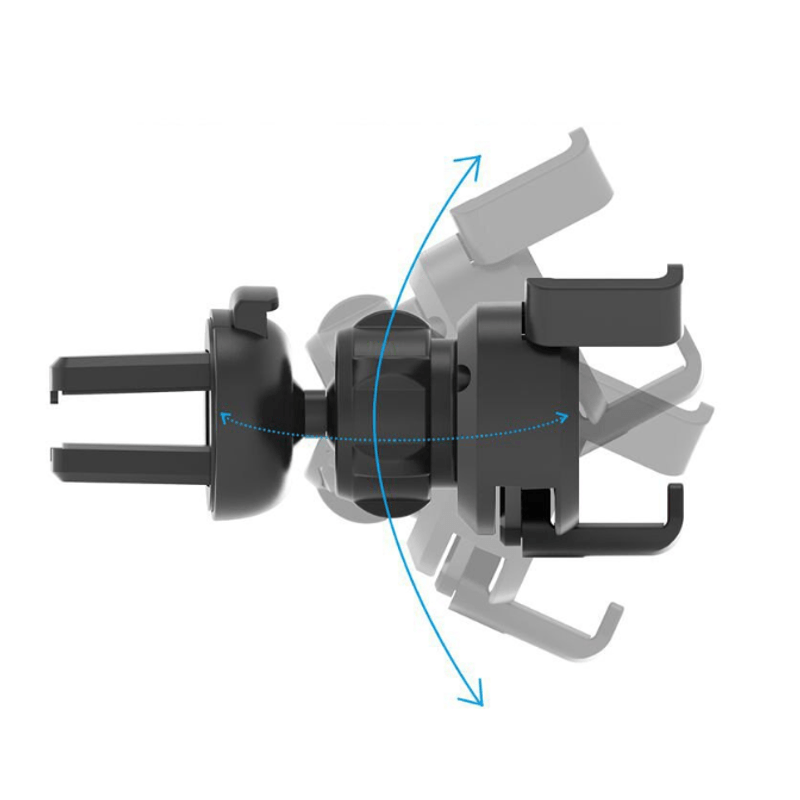 Laptop, Telefoane si Tablete - Telefoane mobile si accesorii - Accesorii Telefoane - Suport si docking telefoane - Suport auto pentru smartphone, Fixare in Grila de Ventilatie, Anti Gravity, Negru-Rosu - Infinity.ro