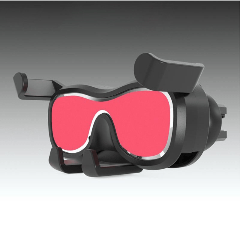 Laptop, Telefoane si Tablete - Telefoane mobile si accesorii - Accesorii Telefoane - Suport si docking telefoane - Suport auto pentru smartphone, Fixare in Grila de Ventilatie, Anti Gravity, Negru-Rosu - Infinity.ro