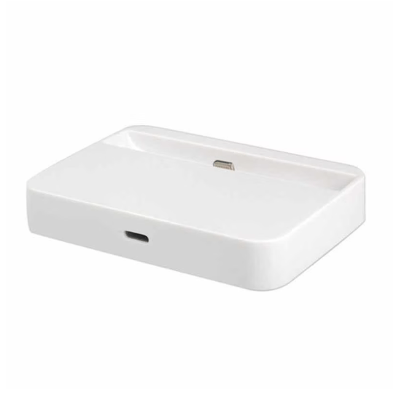 Laptop, Telefoane si Tablete - Telefoane mobile si accesorii - Accesorii Telefoane - Suport si docking telefoane - Suport de incarcare pentru iPhone cu mufa Lightning, Alb - Infinity.ro