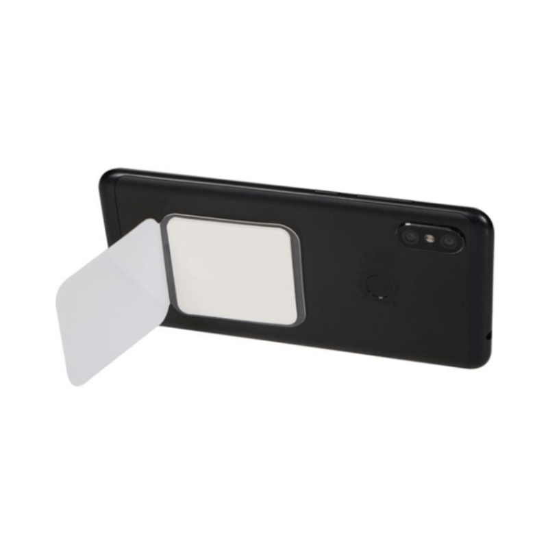 Laptop, Telefoane si Tablete - Telefoane mobile si accesorii - Accesorii Telefoane - Suport si docking telefoane - Stick si suport autoadeziv pentru telefon, marime 6x5 cm, Alb holografic - Infinity.ro