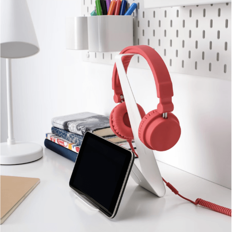 Laptop, Telefoane si Tablete - Telefoane mobile si accesorii - Accesorii Telefoane - Suport si docking telefoane - Suport metalic pentru dispozitive mobile, tablete si casti, White - Infinity.ro