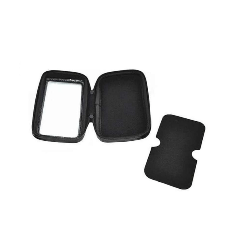 Laptop, Telefoane si Tablete - Telefoane mobile si accesorii - Accesorii Telefoane - Suport si docking telefoane - Suport telefon pentru bicicleta cu rotatie 360 de grade, husa impermeabila, montare pe coarne, Negru - Infinity.ro