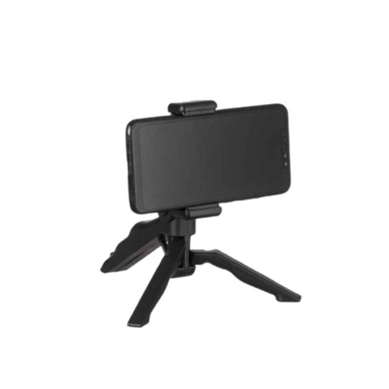 TV, Audio-Video si Foto - Aparate foto si accesorii - Accesorii foto si video - Trepiede - Mini trepied pentru smartphone, reglabil intre 5.7-7.5 cm, cu rotatie de 360°, Negru - Infinity.ro