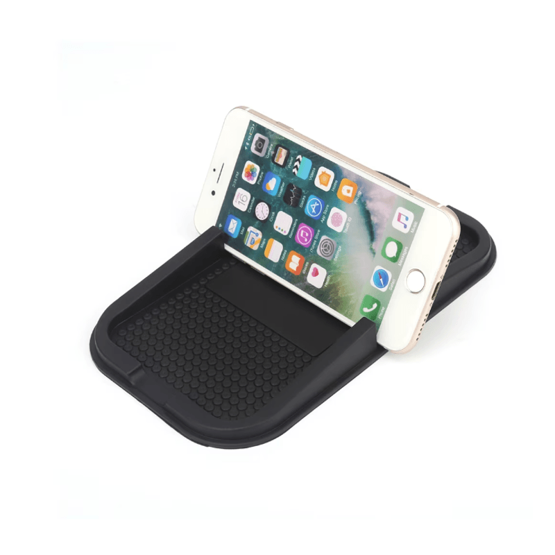 Auto si Moto - Piese auto si accesorii - Piese auto - Tuning - Suport Covoras Antialunecare Bord Masina, Material Silicon Cauciucat, Negru - Infinity.ro
