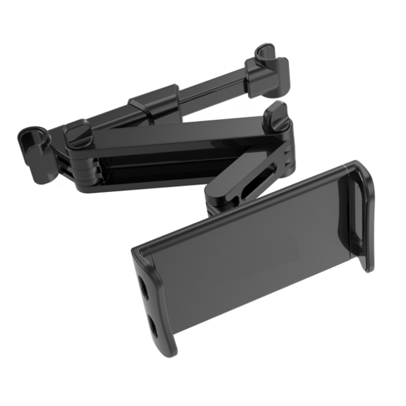 Laptop, Telefoane si Tablete - Telefoane mobile si accesorii - Accesorii Telefoane - Suport si docking telefoane - Suport auto compatibil cu tablete sau telefoane, atasare pe tetiera, brat pliabil si rotatie 360 de grade, Negru - Infinity.ro
