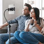 Laptop, Telefoane si Tablete - Telefoane mobile si accesorii - Accesorii Telefoane - Suport si docking telefoane - Suport compatibil cu telefoane si tablete de 4.7-12.9 inch, cu prindere cu clema, negru - Infinity.ro