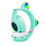 TV, Audio-Video si Foto - Portabile audio - Casti audio - Casti wireless cu urechi de Pisica, Over the year, bluetooth 5.0, Verde Menta Multicolor, ATX-BBL4164 - Infinity.ro