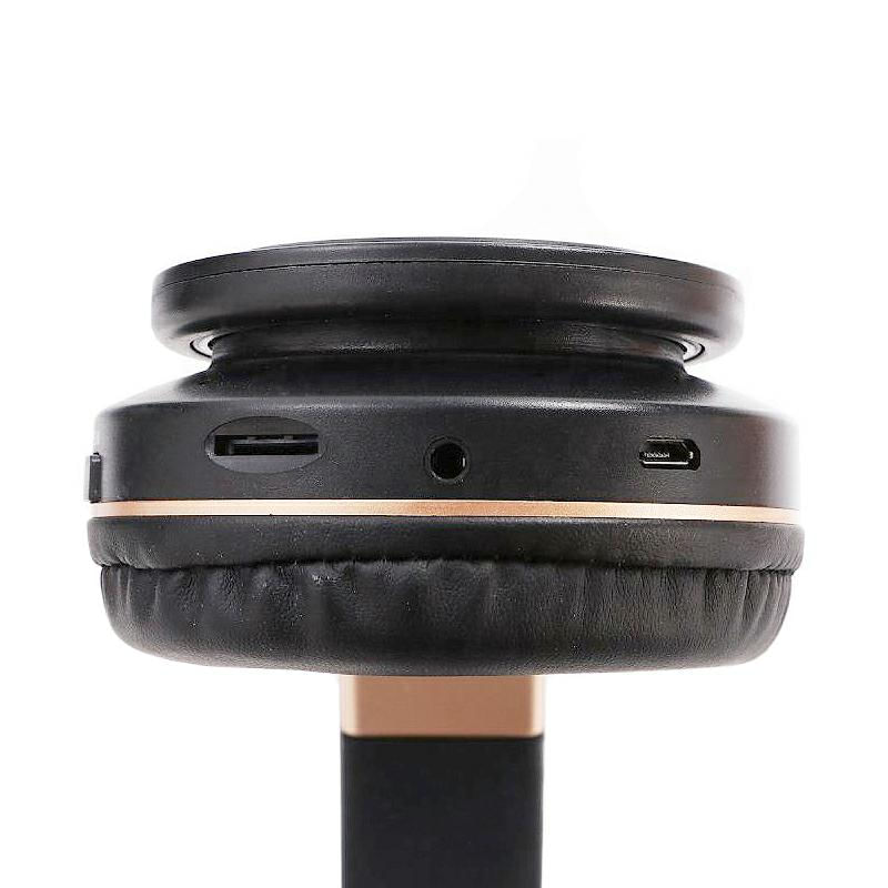 TV, Audio-Video si Foto - Portabile audio - Casti audio - Casti wireless cu urechi de Pisica, bluetooth 5.0, Negru Auriu, ATX-BBL3070 - Infinity.ro