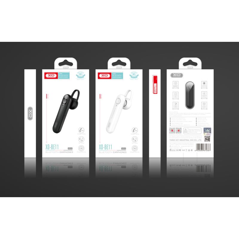TV, Audio-Video si Foto - Portabile audio - Casti audio - Casca handsfree XO-BE11 Bluetooth 5.0, Compatibila cu Android si iOS, Alb - Bucura-te de sunetul liber si clar - Infinity.ro