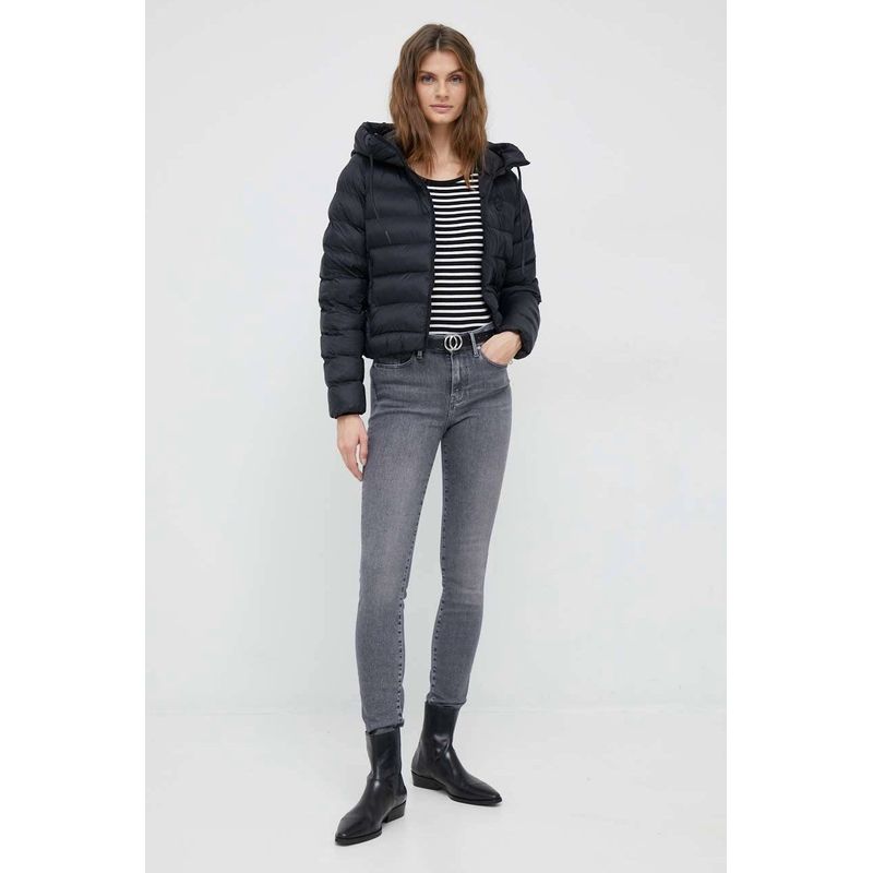 Fashion, accesorii si bijuterii - Femei - Imbracaminte femei - Pantaloni femei - Blugi dama skinny Como Tommy Hilfiger WW0WW36355 W36-L28 US Gri - Infinity.ro