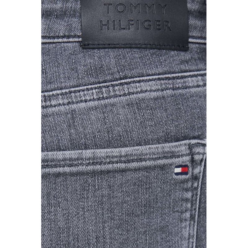 Fashion, accesorii si bijuterii - Femei - Imbracaminte femei - Pantaloni femei - Blugi dama skinny Como Tommy Hilfiger WW0WW36355 W36-L28 US Gri - Infinity.ro
