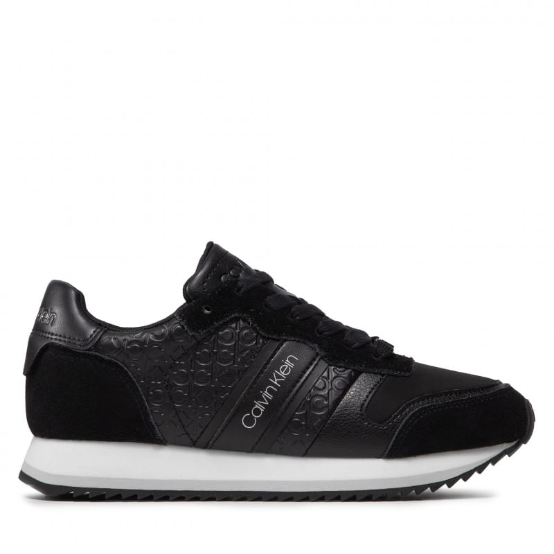Sneakers CALVIN KLEIN Retro Runner HW0HW00552 Ck Black BAX 37 EU Negru