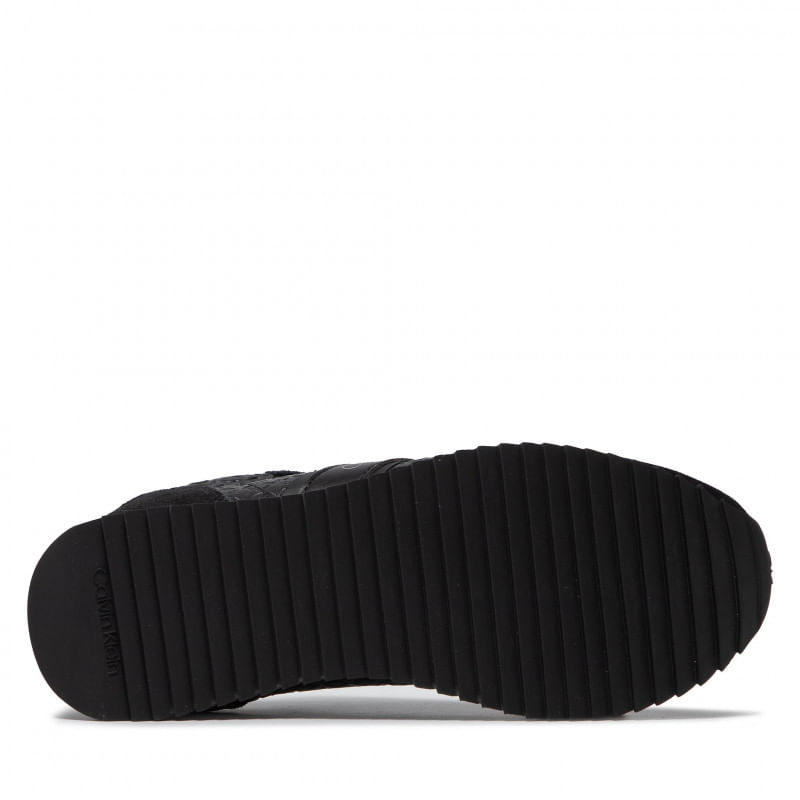 Fashion, accesorii si bijuterii - Femei - Incaltaminte femei - Sneakers si tenisi femei - Sneakers CALVIN KLEIN Retro Runner HW0HW00552 Ck Black BAX 37 EU Negru - Infinity.ro