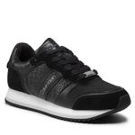 Fashion, accesorii si bijuterii - Femei - Incaltaminte femei - Sneakers si tenisi femei - Sneakers CALVIN KLEIN Retro Runner HW0HW00552 Ck Black BAX 37 EU Negru - Infinity.ro