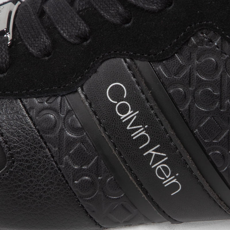 Fashion, accesorii si bijuterii - Femei - Incaltaminte femei - Sneakers si tenisi femei - Sneakers CALVIN KLEIN Retro Runner HW0HW00552 Ck Black BAX 37 EU Negru - Infinity.ro