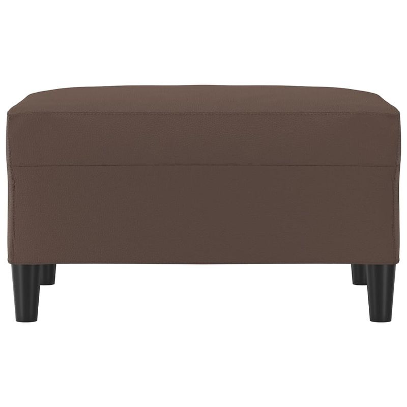 Casa si Gradina - Mobilier - Scaune si fotolii - Tabureti - Taburet, maro, 70x55x41 cm, piele ecologica - Infinity.ro