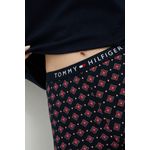 Fashion, accesorii si bijuterii - Femei - Lenjerie si pijamale femei - Pijamale femei - Pijama dama Tommy Hilfiger UW0UW03993 Albastru marin  L INTL - Infinity.ro