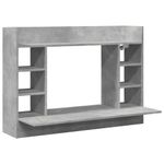Casa si Gradina - Mobilier - Mese si birouri - Birouri - Birou montat pe perete, gri beton, 105x48x75 cm, lemn prelucrat - Infinity.ro