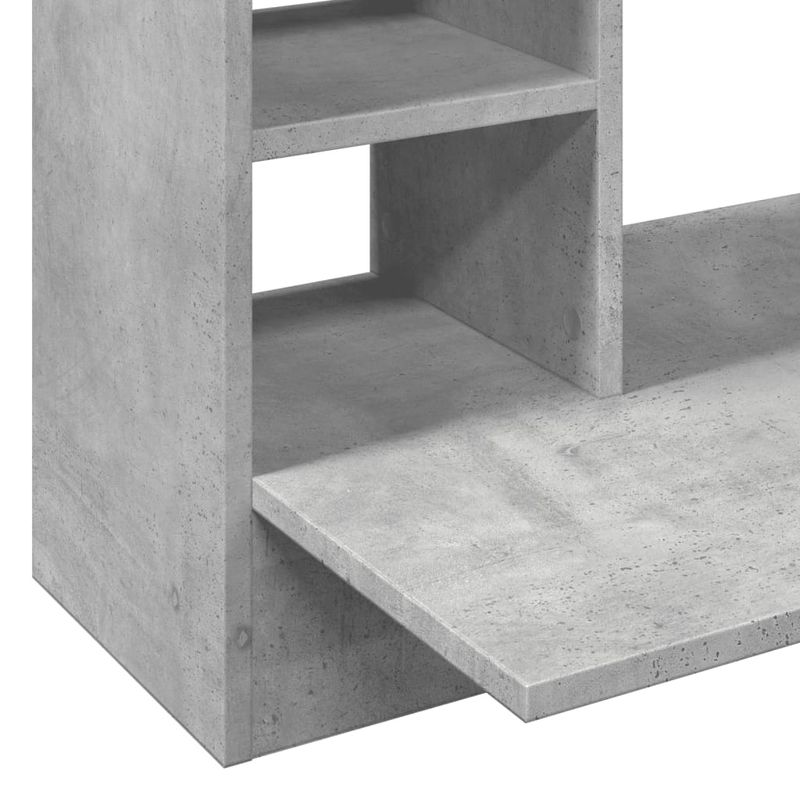 Casa si Gradina - Mobilier - Mese si birouri - Birouri - Birou montat pe perete, gri beton, 105x48x75 cm, lemn prelucrat - Infinity.ro